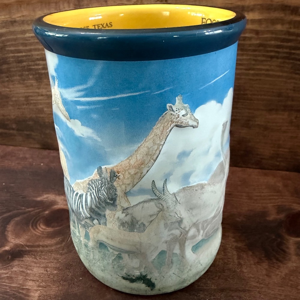 Fossil Rim Wildlife Center Glen Rose Texas Safari Animals Embossed Coffee Mug
